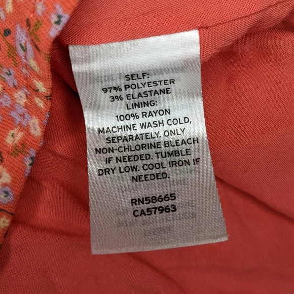 BP Printed Tie Front Miidress M - Picture 4 of 6